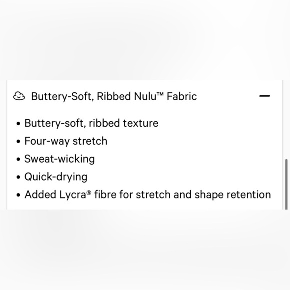 NWT Lululemon Ribbed Nulu Asymmetrical Yoga Tank Top Size 6 White - Picture 8 of 12